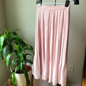 Uniqlo Midi Skirt Pink